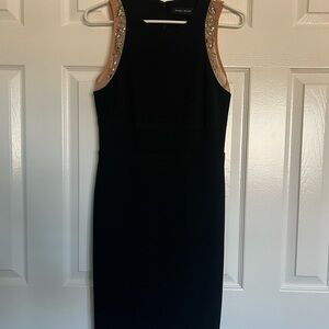 Ivanka Trump Black Dress with Embellished Straps